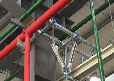 镇康该抗震支架的整体式支吊架结构协调性好